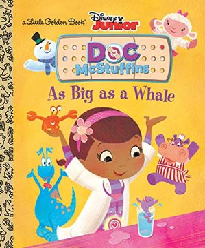 portada As big as a Whale (Disney Junior: Doc Mcstuffins) (Little Golden Book) (en Inglés)