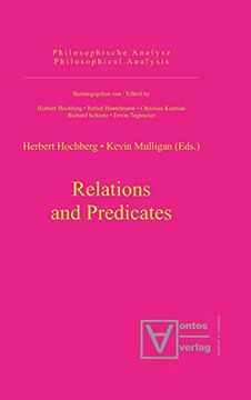 portada Relations and Predicates (Philosophische Analyse (en Inglés)