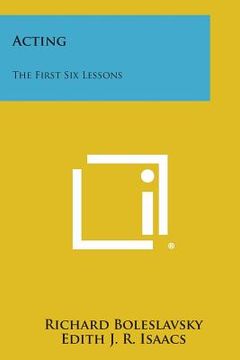 portada Acting: The First Six Lessons