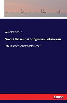 portada Novus Thesaurus Adagiorum Latinorum (German Edition)