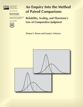 portada An Enquiry Into the Method of Paired Comparison: Reliability, Scaling, and Thurstone's Law of Comparative Judgment (en Inglés)