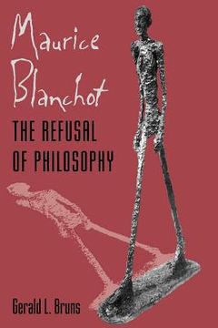 portada maurice blanchot: the refusal of philosophy (in English)
