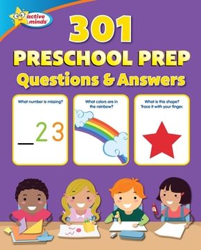 portada Active Minds 301 Preschool Prep Questions and Answers (en Inglés)