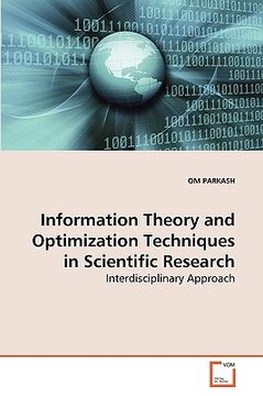 portada information theory and optimization techniques in scientific research (en Inglés)