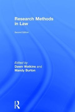 portada Research Methods in Law (en Inglés)