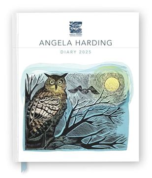 portada Angela Harding 2025 Desk Diary Planner - Week to View, Illustrated Throughout
