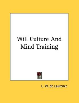 portada will culture and mind training