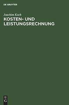 portada Kosten- und Leistungsrechnung (en Alemán)