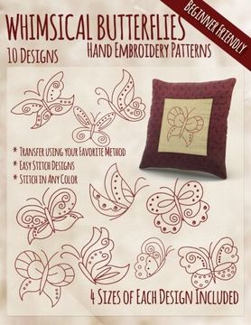 portada Whimsical Butterflies Hand Embroidery Patterns