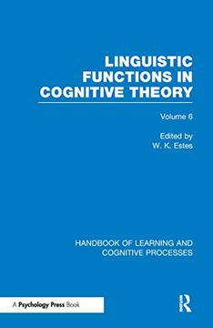 portada Linguistic Functions in Cognitive Theory (en Inglés)