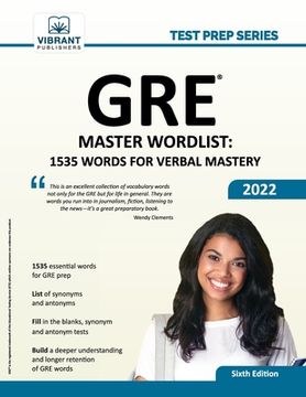 portada GRE Master Wordlist: 1535 Words for Verbal Mastery (en Inglés)