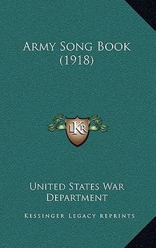 portada army song book (1918) (en Inglés)