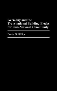 portada Germany and the Transnational Building Blocks for Post-National Community 