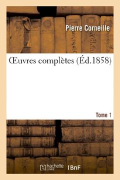 portada Oeuvres Completes.Tome 1 (Litterature) (French Edition)
