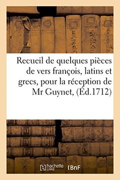 portada Recueil de quelques pièces de vers françois, latins et grecs, pour la réception de Monsieur (Litterature)