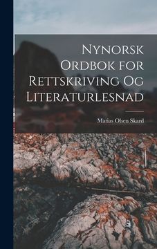 portada Nynorsk Ordbok for Rettskriving Og Literaturlesnad (en Noruego)