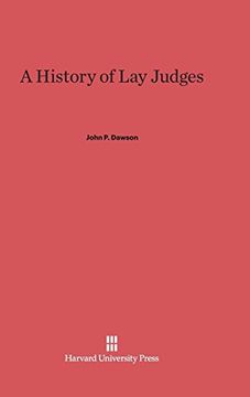 portada A History of lay Judges 