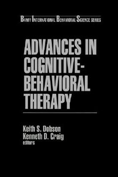 portada advances in cognitive-behavioral therapy (en Inglés)