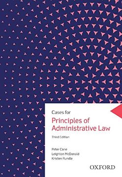 portada Cases for Principles of Administrative law (in English)