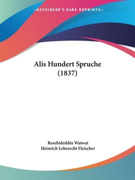portada Alis Hundert Spruche (1837) (en Alemán)