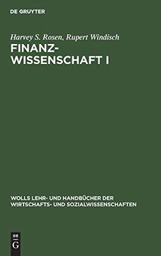 portada Finanzwissenschaft i (Wolls Lehr- und Handb Cher der Wirtschafts- und Sozialwissen) (en Alemán)