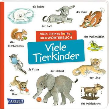 portada Mein Kleines Buntes Bildwörterbuch: Viele Tierkinder (in German)