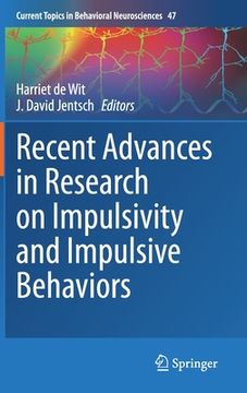 portada Recent Advances in Research on Impulsivity and Impulsive Behaviors (en Inglés)