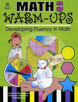 portada math warm-ups grade 3: developing fluency in math (en Inglés)