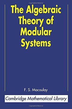 portada The Algebraic Theory of Modular Systems Paperback (Cambridge Mathematical Library) (en Inglés)