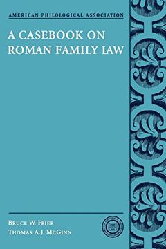 portada A Casebook on Roman Family Law: 5 (Society for Classical Studies Classical Resources) (en Inglés)