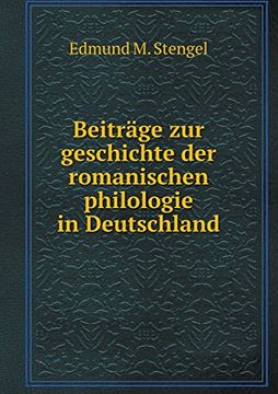 portada Beiträge zur geschichte der romanischen philologie in Deutschland (German Edition)