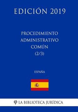 portada Procedimiento Administrativo Común (2/3) (España) (Edición 2019)