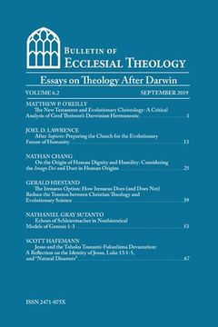 portada Bulletin of Ecclesial Theology, Vol. 6.2: Essays on Theology After Darwin (en Inglés)