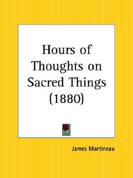 portada hours of thoughts on sacred things (en Inglés)