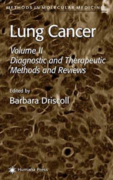 portada Lung Cancer: Volume 2: Diagnostic and Therapeutic Methods and Reviews (Methods in Molecular Medicine, 75) (en Inglés)