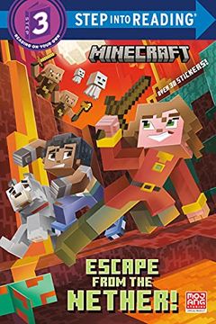 portada Escape From the Nether! (Minecraft; Step Into Reading, Step 3) (in English)