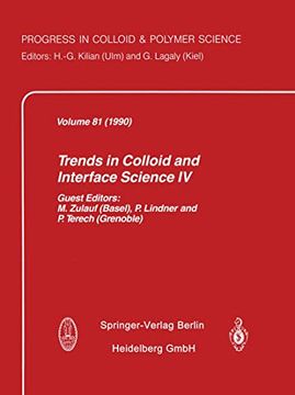 portada Trends in Colloid and Interface Science iv (Progress in Colloid and Polymer Science, 81)