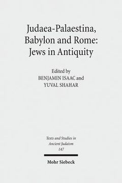 portada Judaea-Palaestina, Babylon and Rome: Jews in Antiquity (en Inglés)