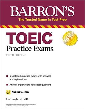 portada Toeic Practice Exams (With Online Audio) (Barron'S Test Prep) 