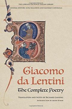 portada The Complete Poetry of Giacomo Da Lentini (en Inglés)