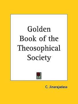 portada golden book of the theosophical society (in English)