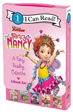 portada Disney Junior Fancy Nancy: A Fancy Reading Collection: 5 i can Read Paperbacks! (en Inglés)