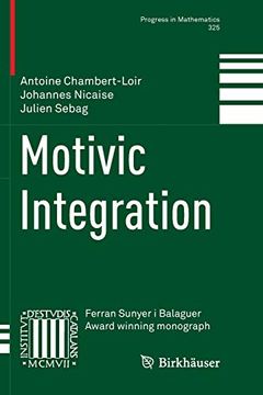 portada Motivic Integration (Progress in Mathematics, 325) (en Inglés)