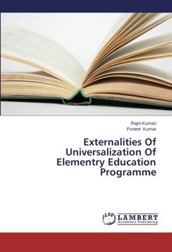 portada Externalities of Universalization of Elementry Education Programme
