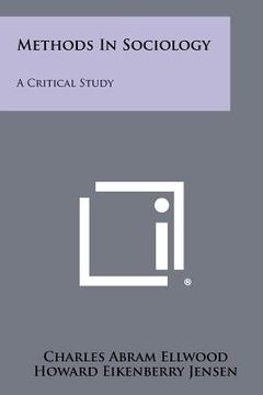 portada methods in sociology: a critical study