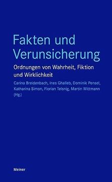 portada Fakten und Verunsicherung: Ordnungen von Wahrheit, Fiktion und Wirklichkeit (Blaue Reihe) (en Alemán)