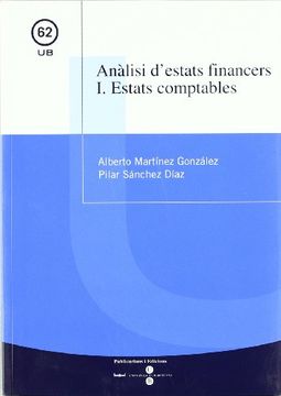 portada Anàlisi d'estats financers I. Estats comptables
