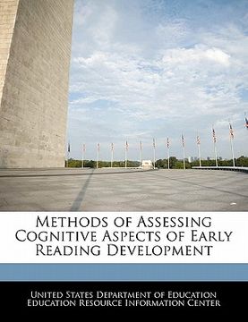 portada methods of assessing cognitive aspects of early reading development (en Inglés)