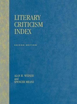 portada literary criticism index (en Inglés)