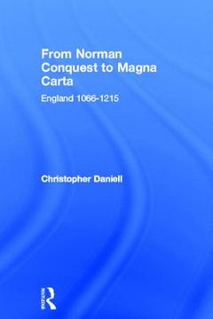 portada from norman conquest to magna carta: england 1066 1215 (in English)